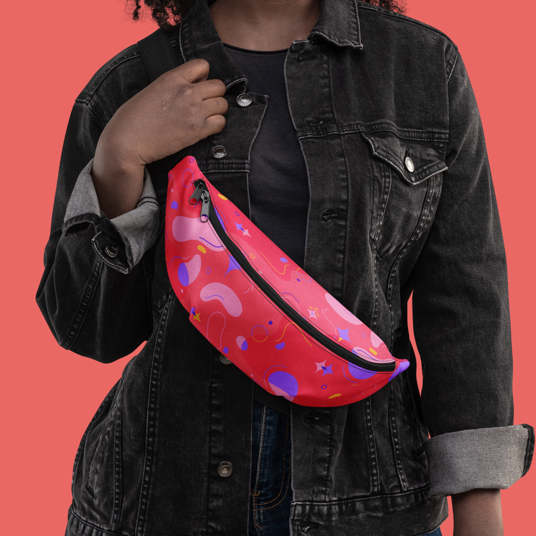 Shape Pattern Pink - Bag