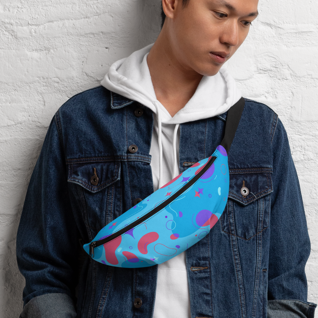 Shape Pattern Blue - Bag