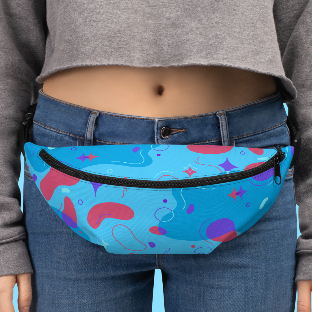 Shape Pattern Blue - Bag