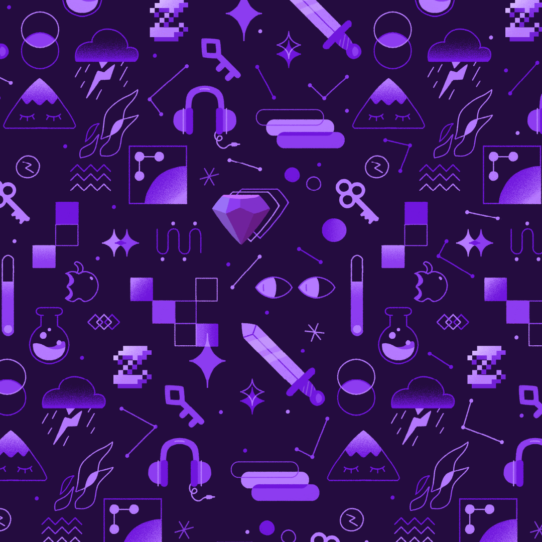 Video Game Pattern - Bag