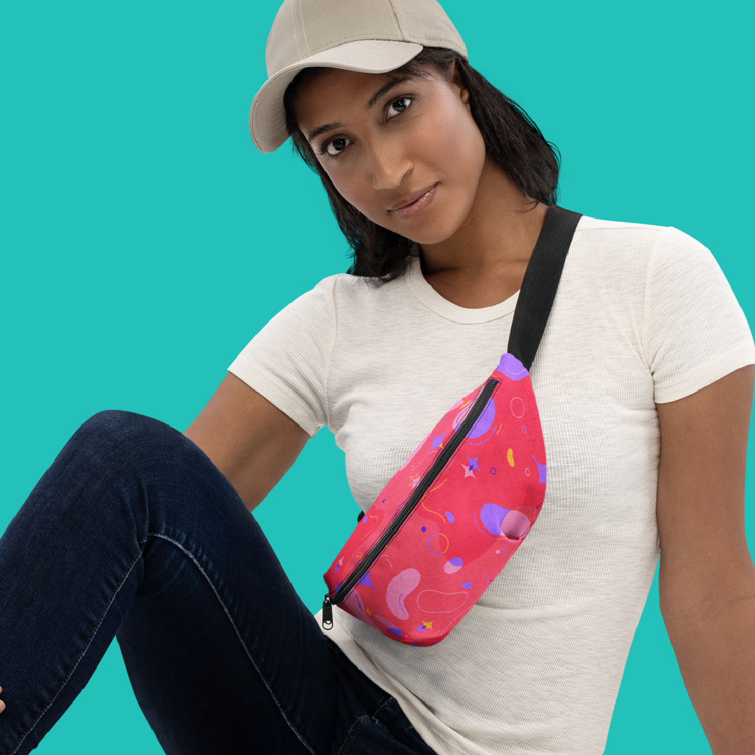 Shape Pattern Pink - Bag