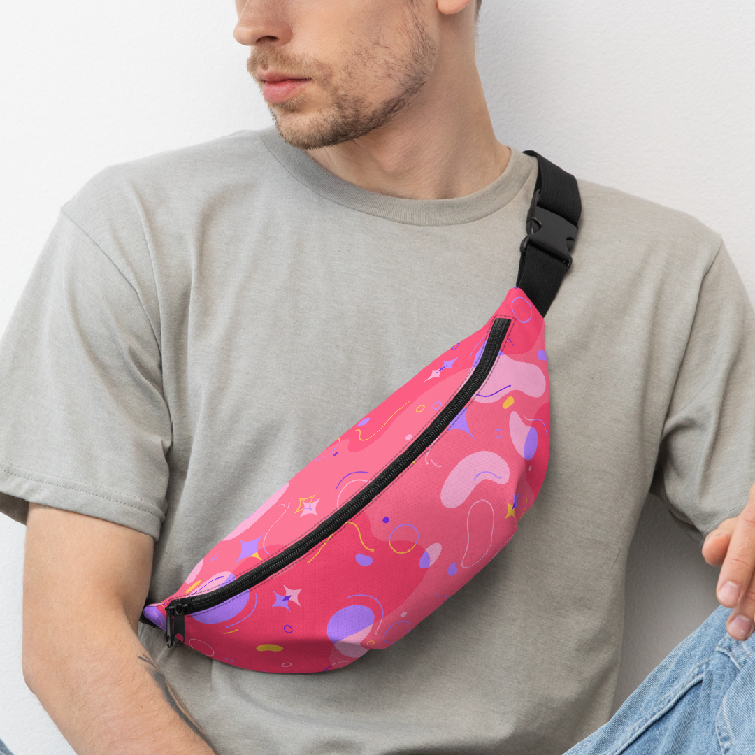 Shape Pattern Pink - Bag