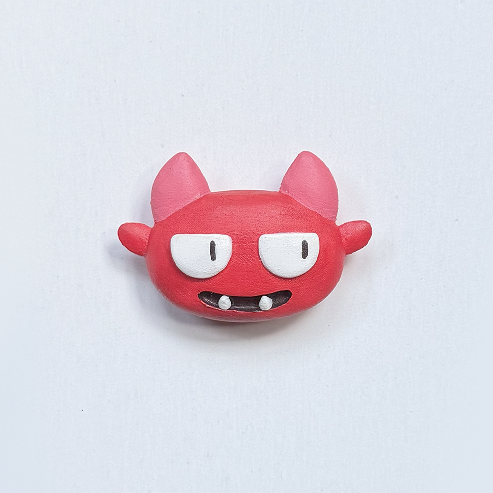 Red Head Demon - Magnet